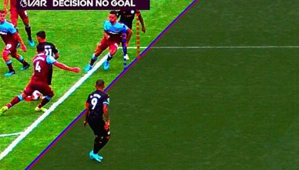  英超首次引入虚拟越位技术  